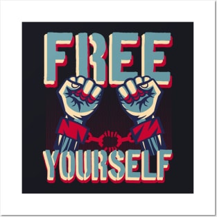 Free Yourself Communist Revolution Posters and Art